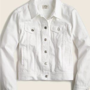 J.Crew White Denim Jacket